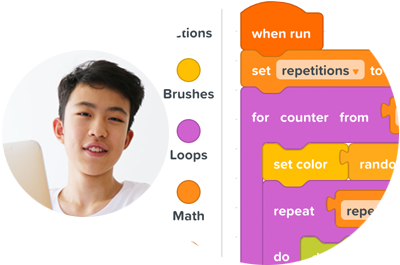 Scratch Based Blocks Coding Designed for Ages 9-17