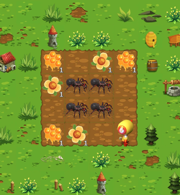 Honey Coding game for kids